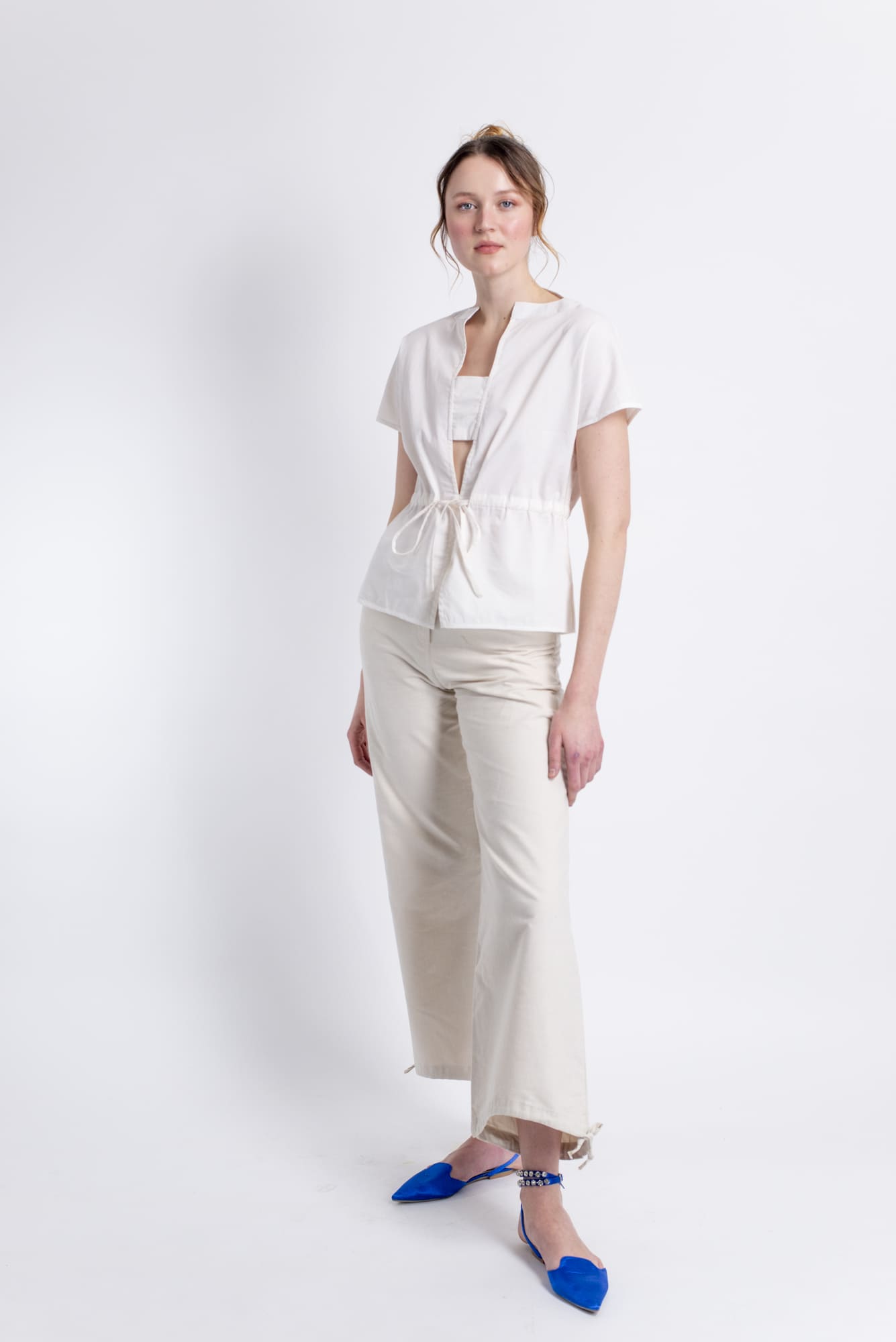 Barely-There Adjustable Top with Illusion Stitch