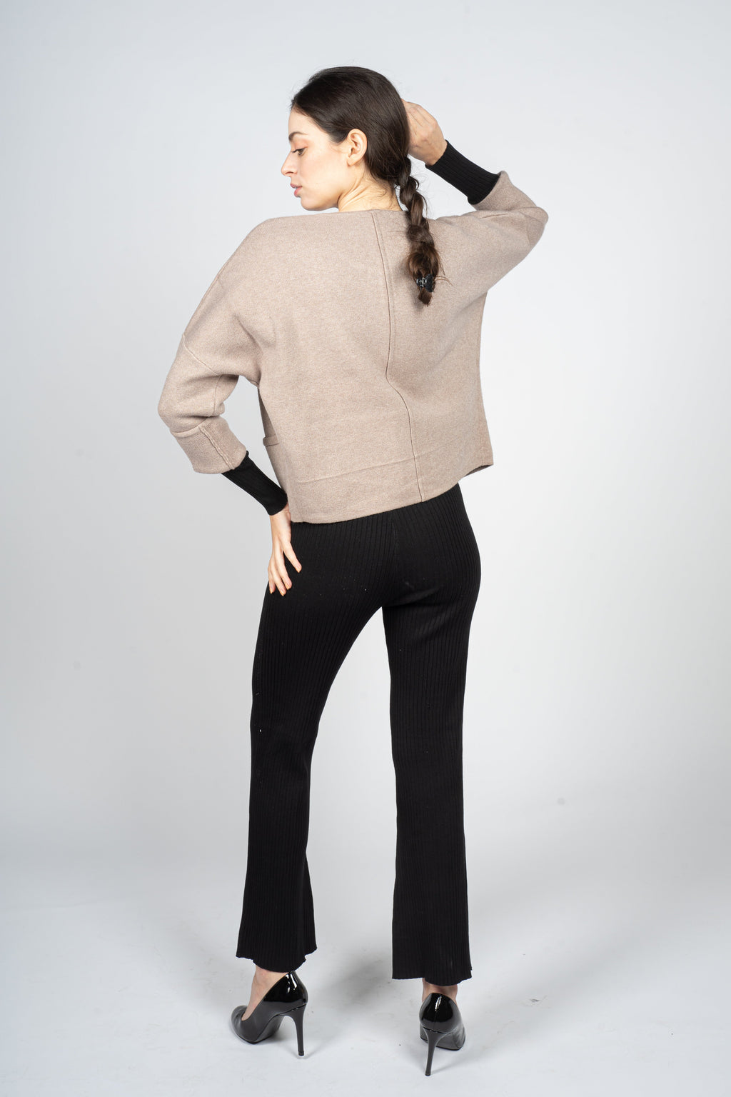 Pink Bolero with Bloom Hand Embroidery